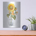 'Fresh Cut Sunflowers 2' by Danhui Nai – Metal Wall Art, 12x16 room view