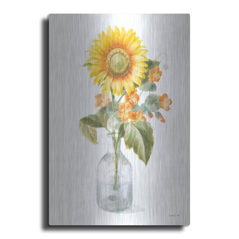 'Fresh Cut Sunflowers 2' by Danhui Nai – Metal Wall Art