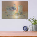 'Fresh Picked Blueberries' by Danhui Nai – Metal Wall Art, 16x12 room view