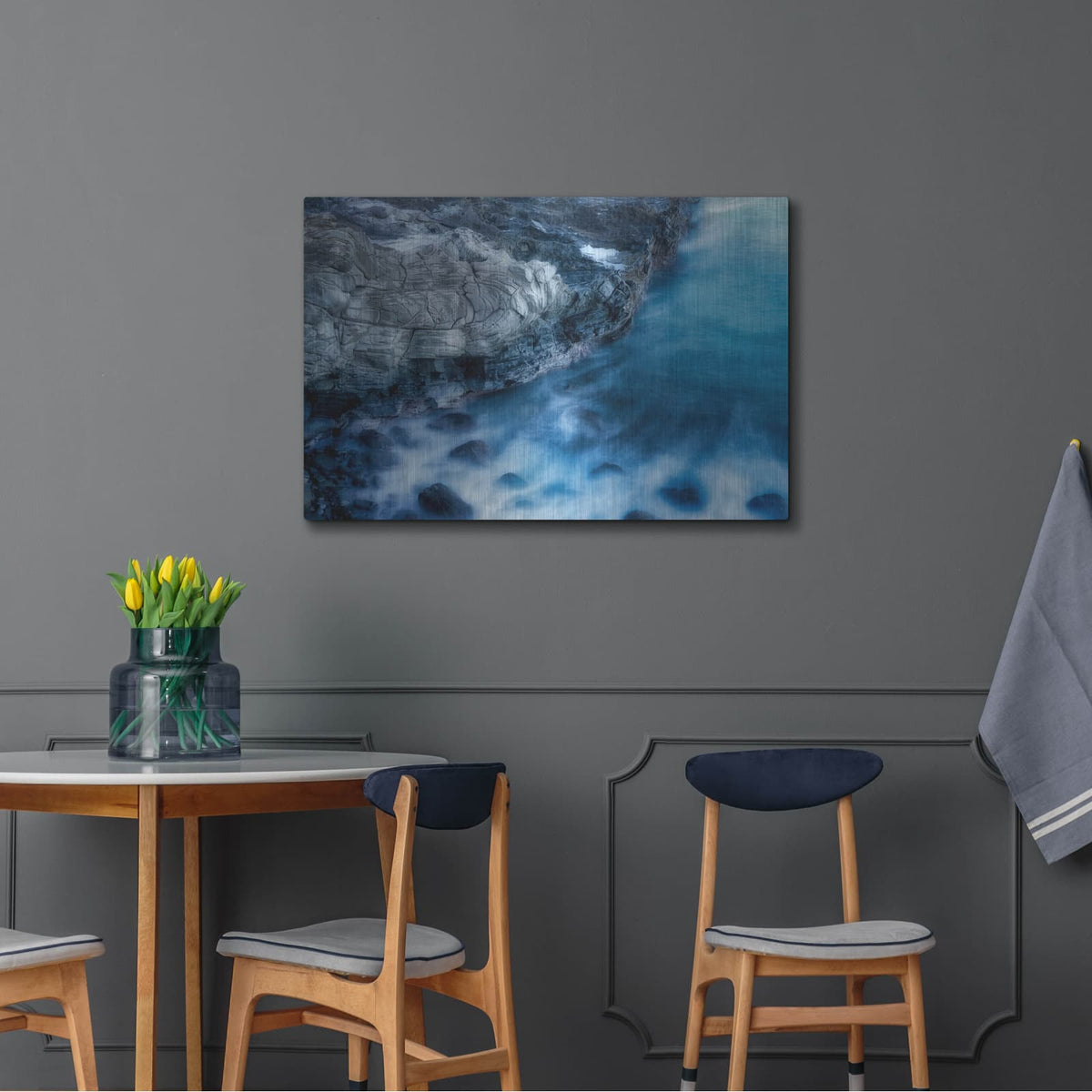 'Cerulean' by Dennis Frates – Metal Wall Art, 36x24 room view