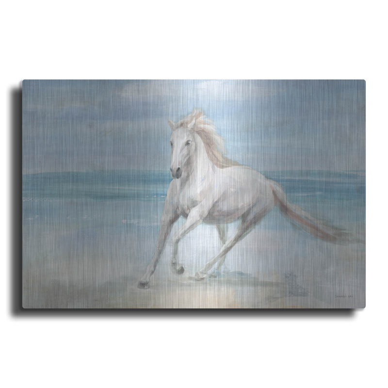 'Gallop On The Beach' by Danhui Nai – Metal Wall Art