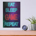 'Game On 6' by Danhui Nai – Metal Wall Art, 12x16 room view
