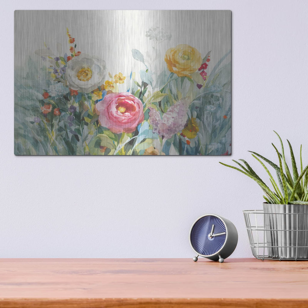 'Garden Fullness' by Danhui Nai – Metal Wall Art, 16x12 room view
