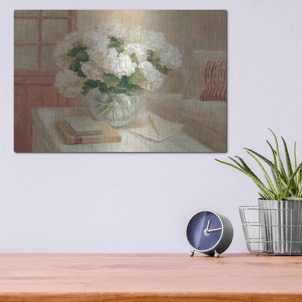 'Garden Room' by Danhui Nai – Metal Wall Art, 16x12 room view