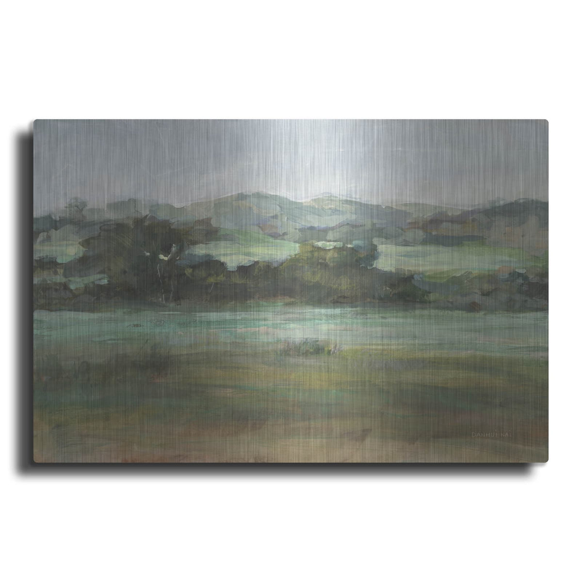 'Gentle Day Neutral' by Danhui Nai – Metal Wall Art