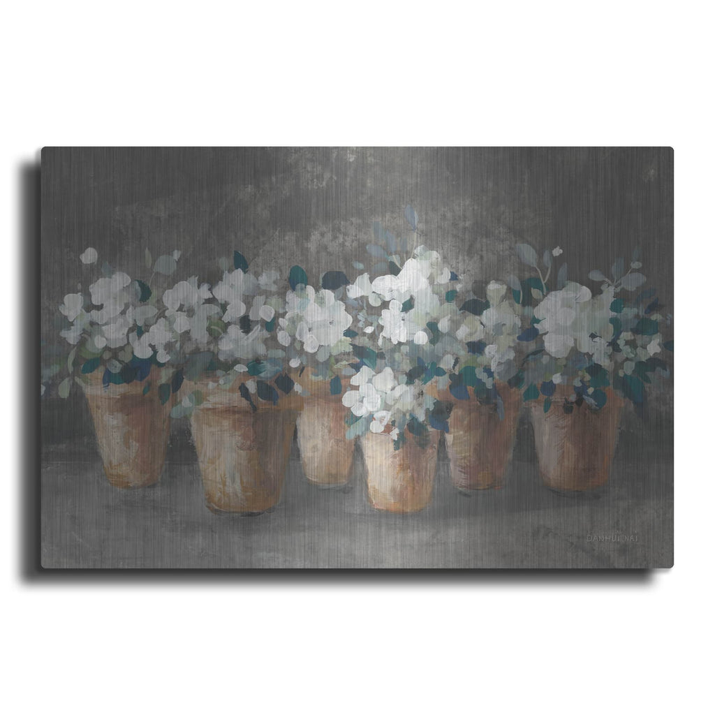 'Geranium Glory 1 Light' by Danhui Nai – Metal Wall Art