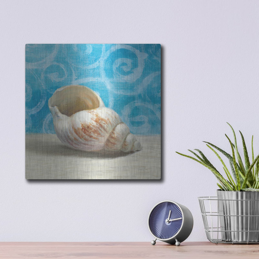 'Gift From The Sea 1' by Danhui Nai – Metal Wall Art, 12x12 room view