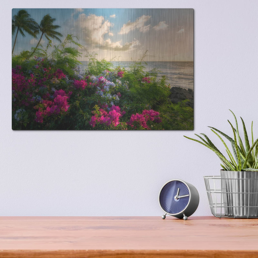 'Hot Pink' by Dennis Frates – Metal Wall Art, 16x12 room view
