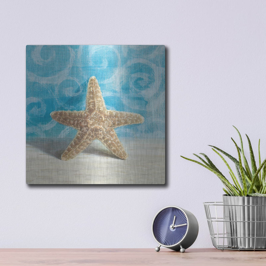 'Gift From The Sea 3' by Danhui Nai – Metal Wall Art, 12x12 room view