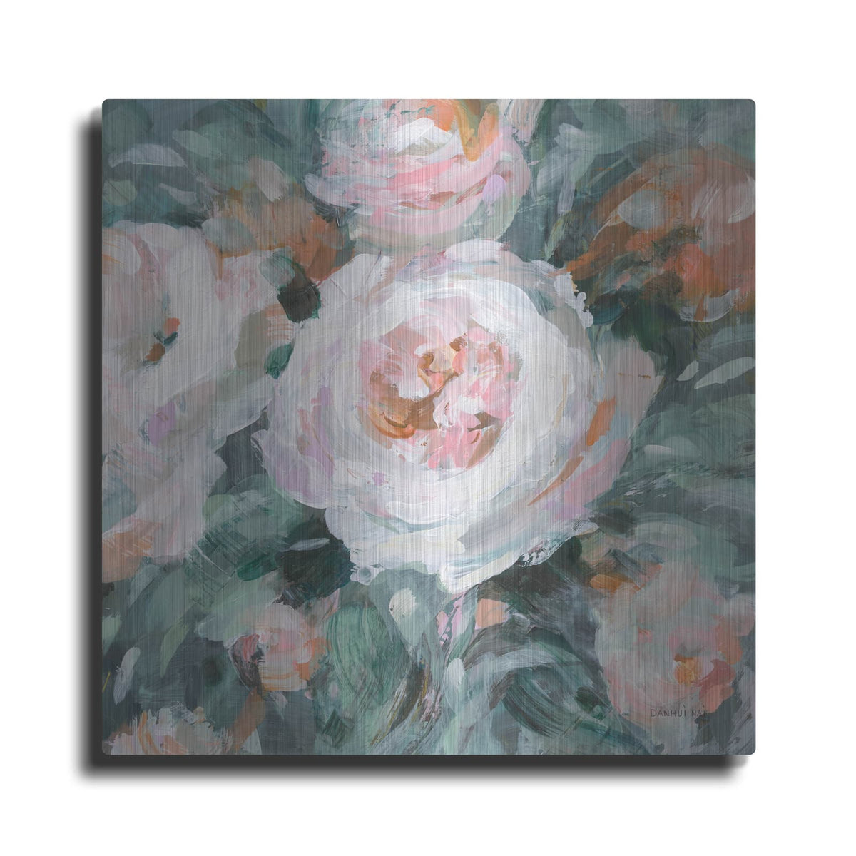 'Glimpses Of Roses 3' by Danhui Nai – Metal Wall Art