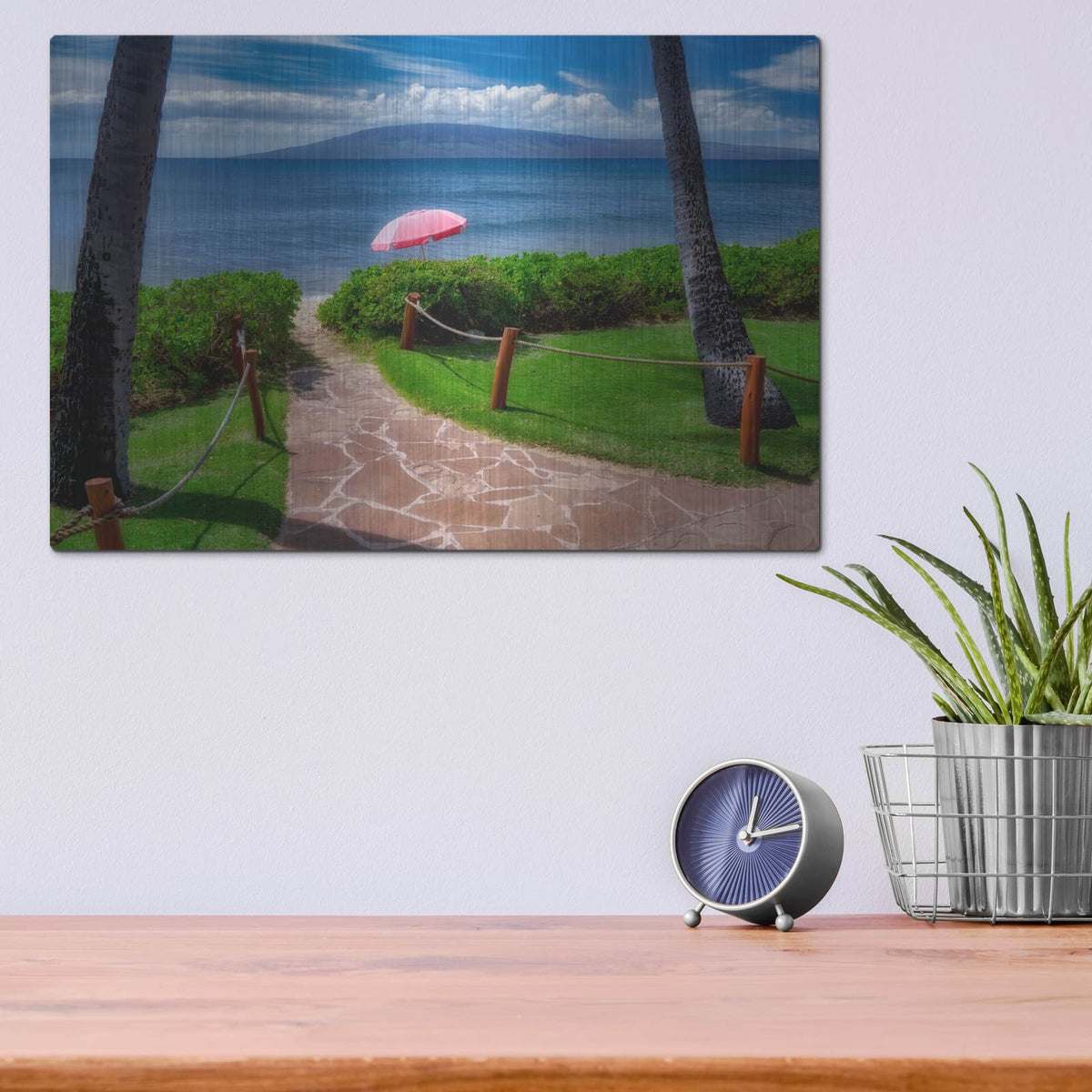 'Pathway' by Dennis Frates – Metal Wall Art, 16x12 room view