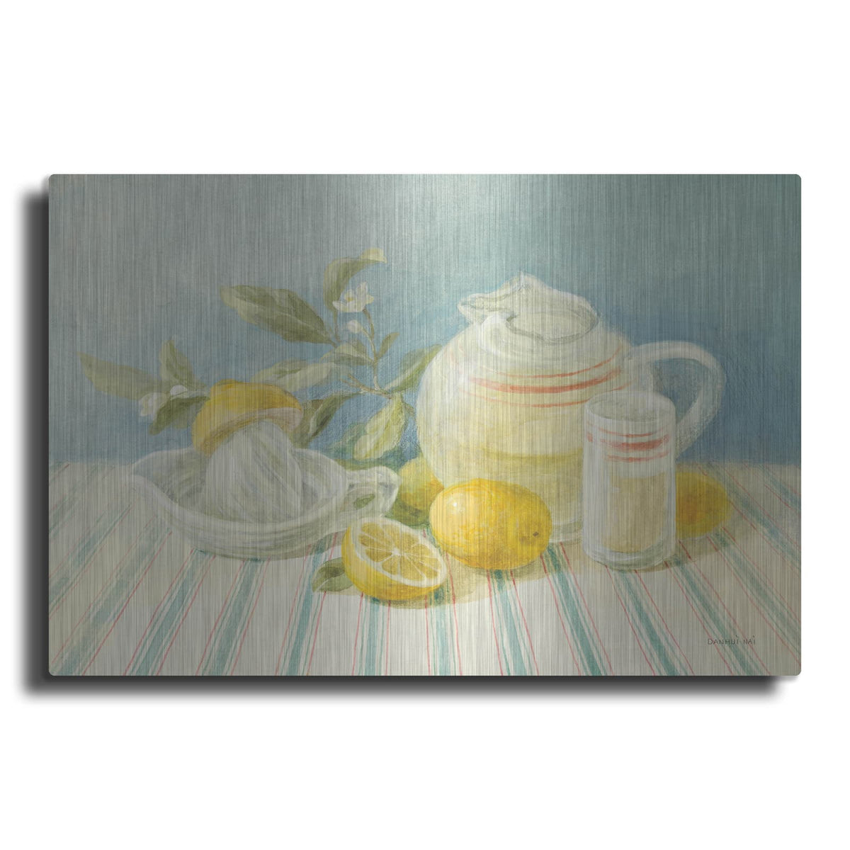 'Handmade Lemonade' by Danhui Nai – Metal Wall Art