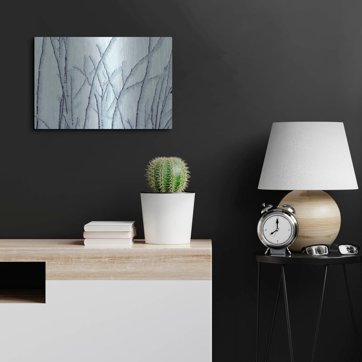 'Icy' by Dennis Frates – Metal Wall Art, 24x16 room view