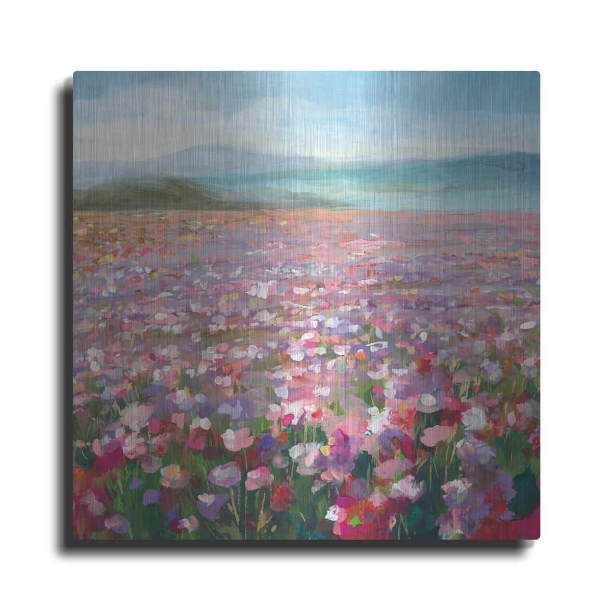 'Headland Wildflowers' by Danhui Nai – Metal Wall Art