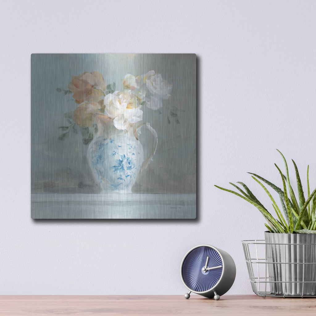 'Heirloom Bouquet 2' by Danhui Nai – Metal Wall Art, 12x12 room view