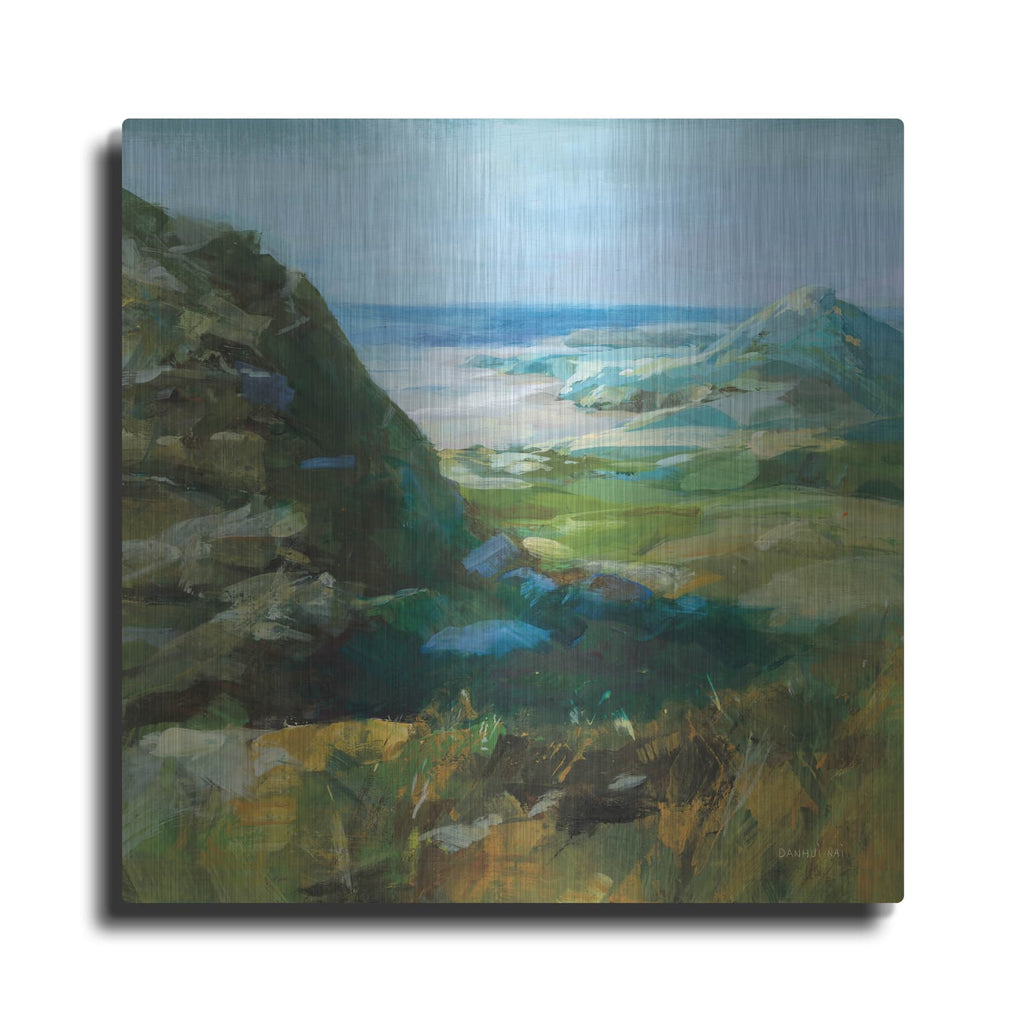 'Hidden Beach' by Danhui Nai – Metal Wall Art