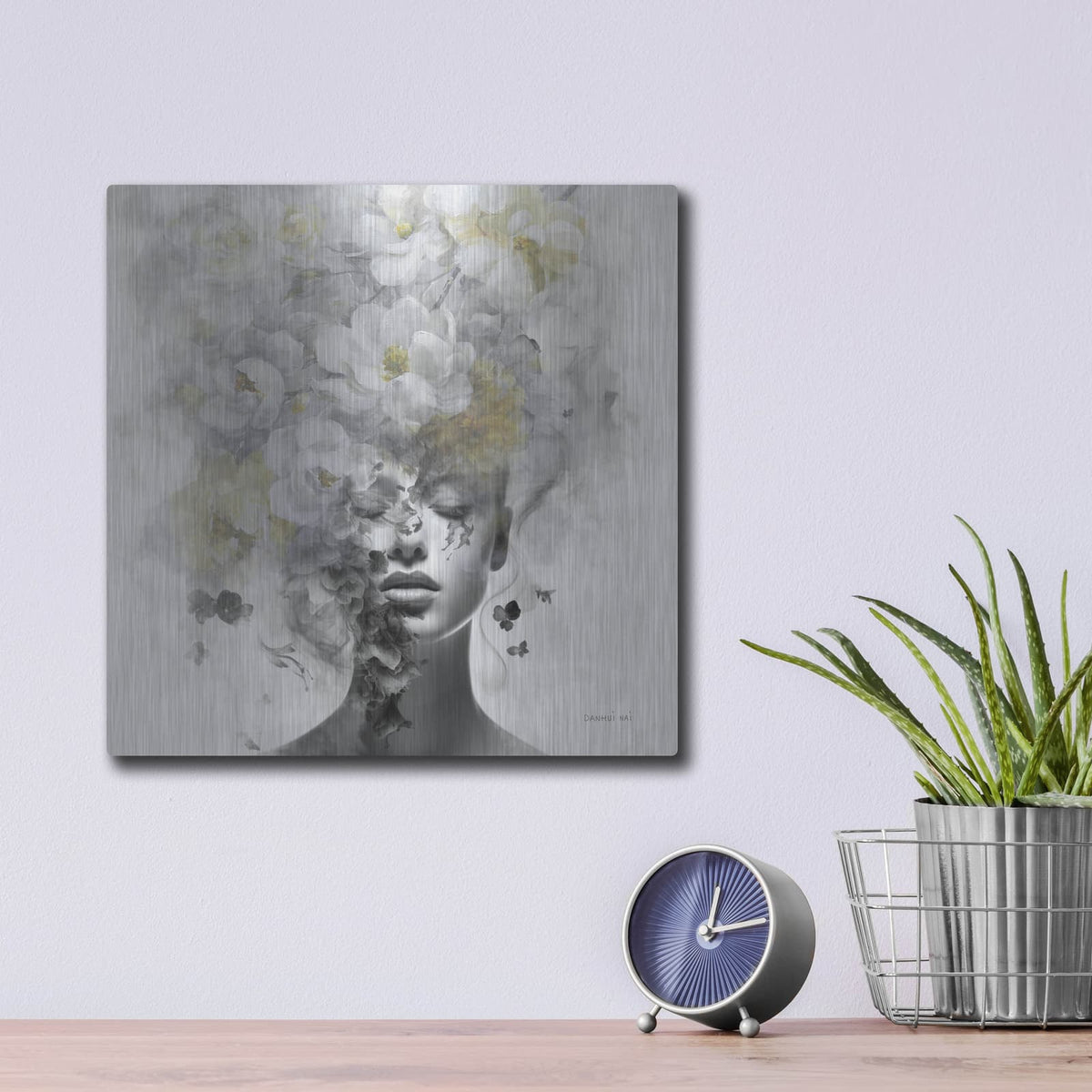 'Hidden Spring' by Danhui Nai – Metal Wall Art, 12x12 room view