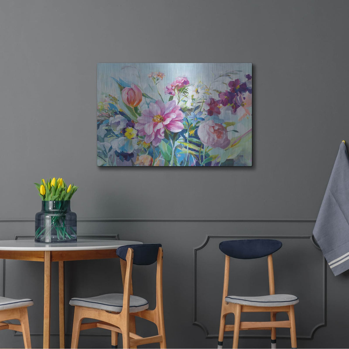 'High Summer Garden 1' by Danhui Nai – Metal Wall Art, 36x24 room view
