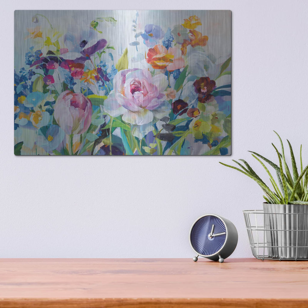 'High Summer Garden 2' by Danhui Nai – Metal Wall Art, 16x12 room view