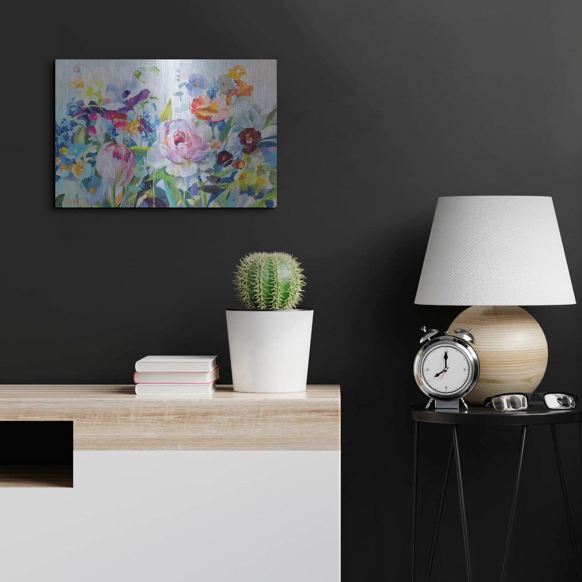 'High Summer Garden 2' by Danhui Nai – Metal Wall Art, 24x16 room view