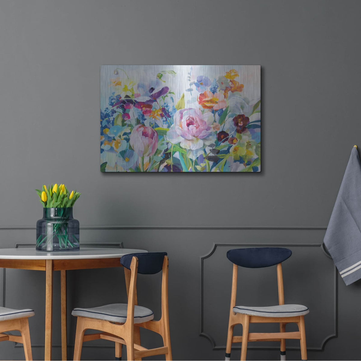 'High Summer Garden 2' by Danhui Nai – Metal Wall Art, 36x24 room view