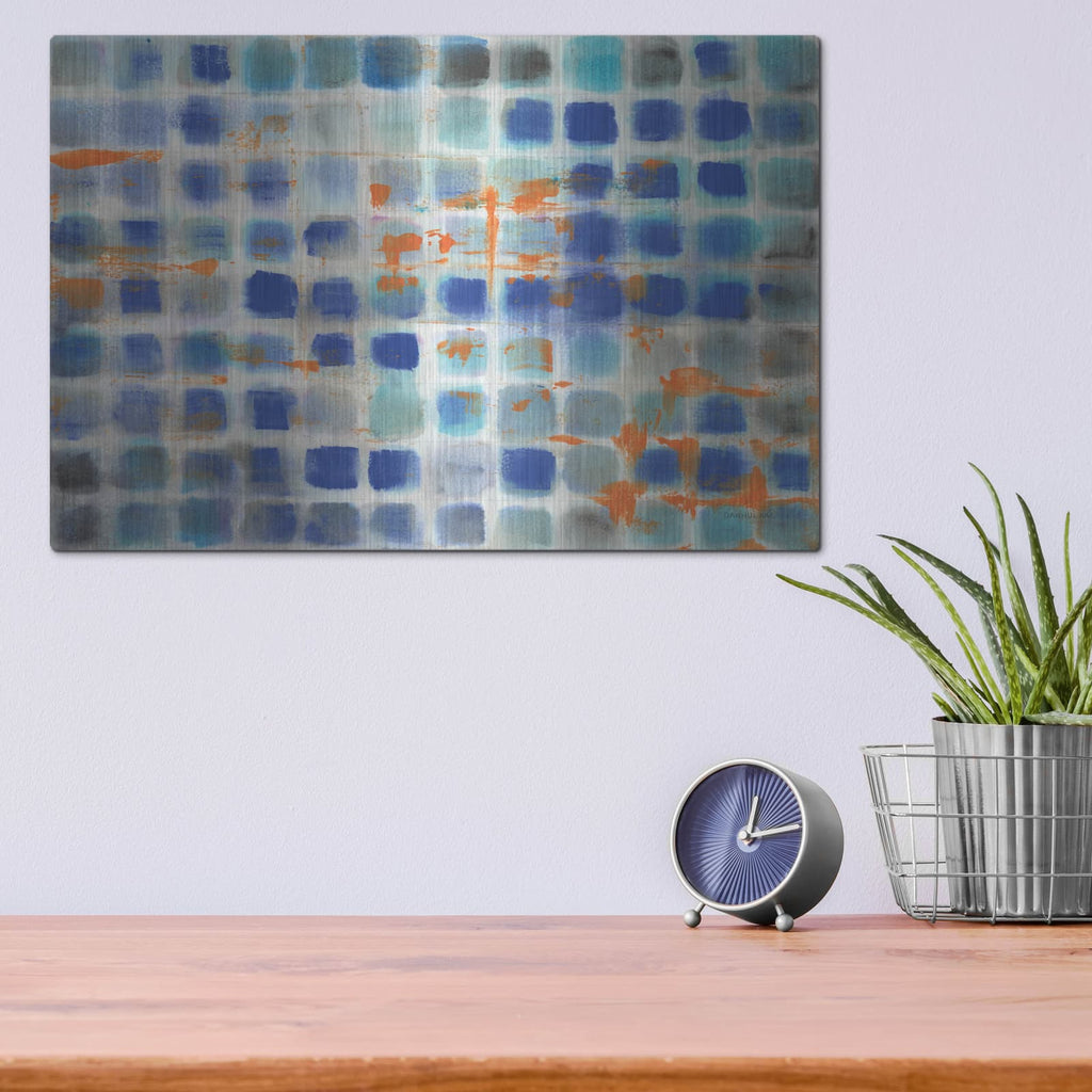 'Hip Geometry' by Danhui Nai – Metal Wall Art, 16x12 room view