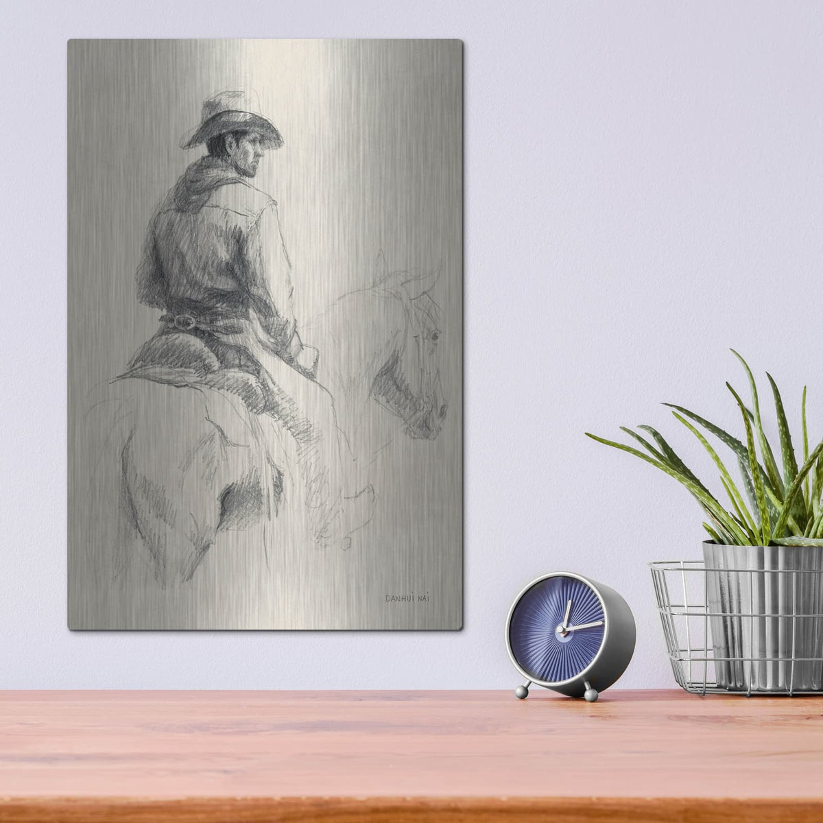 'Home On The Range 1' by Danhui Nai – Metal Wall Art, 12x16 room view