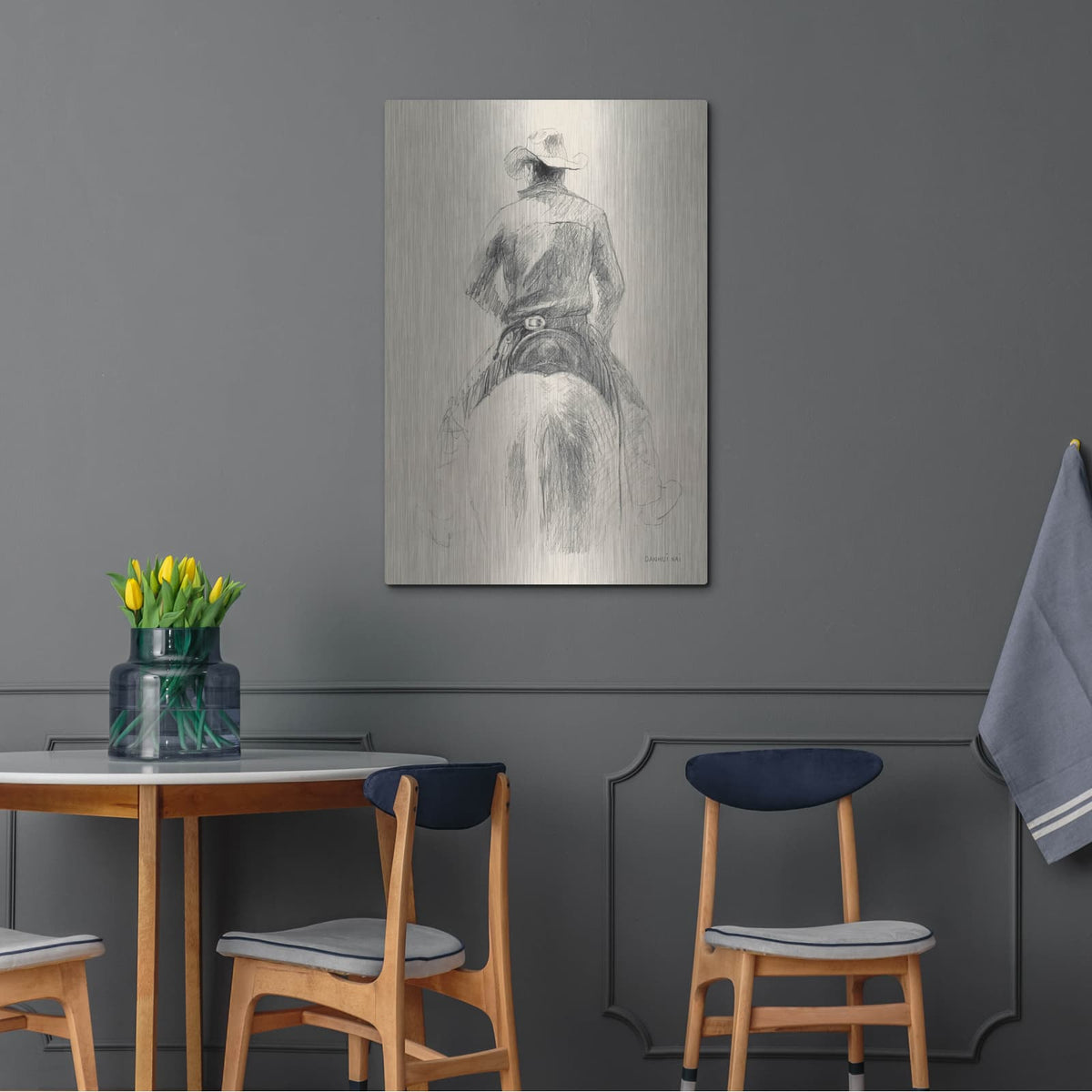 'Home On The Range 2' by Danhui Nai – Metal Wall Art, 24x36 room view