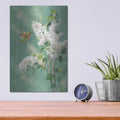 'Hummingbird Spring 1' by Danhui Nai – Metal Wall Art, 12x16 room view