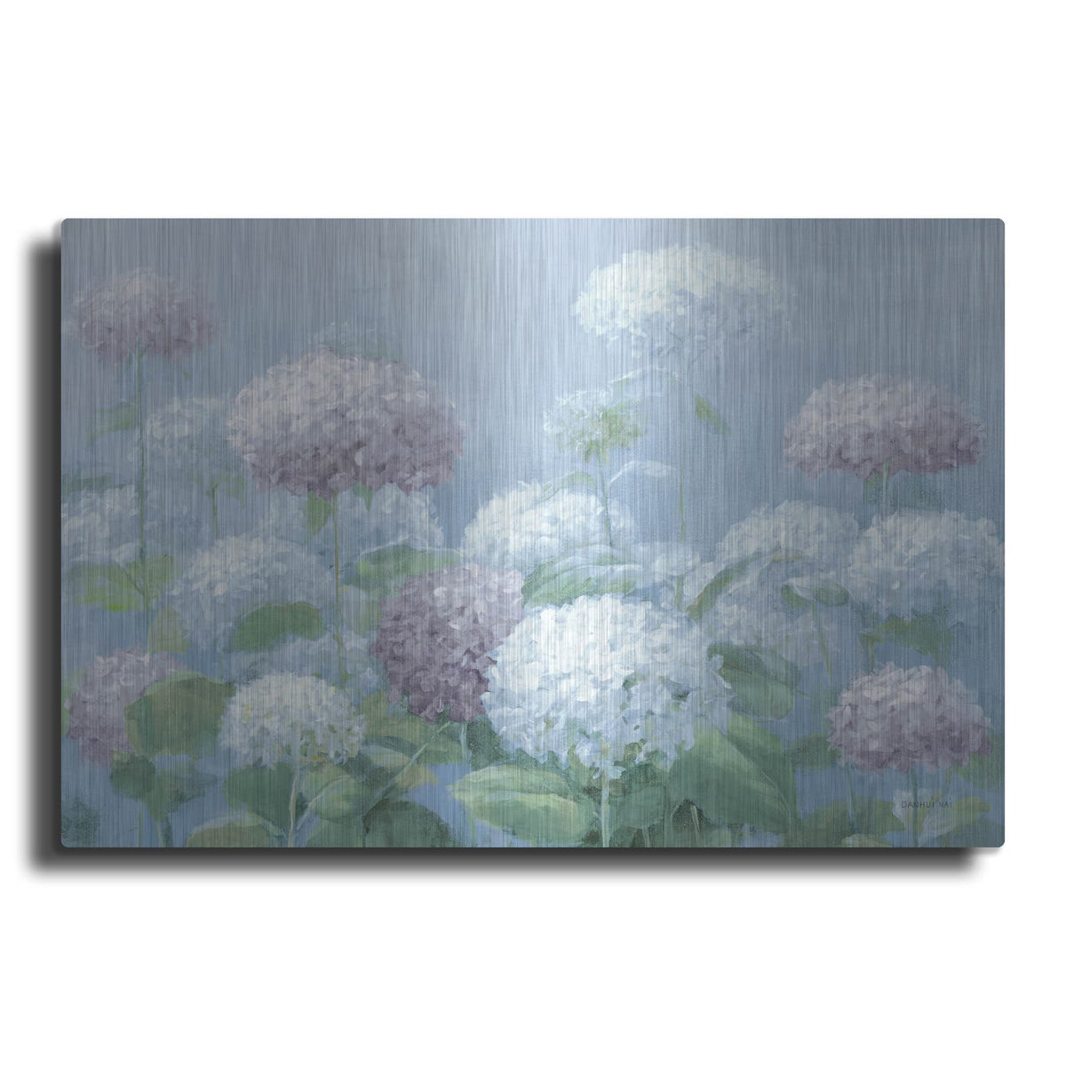 'Hydrangea Garden' by Danhui Nai – Metal Wall Art