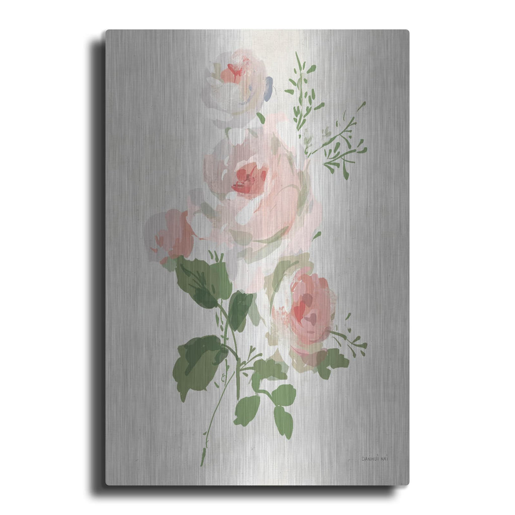 'Impressionist Garden 4 Neutral' by Danhui Nai – Metal Wall Art