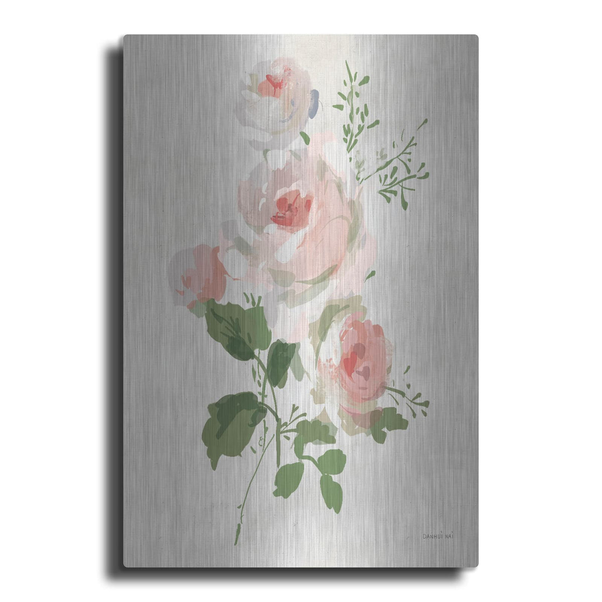 'Impressionist Garden 4 Neutral' by Danhui Nai – Metal Wall Art