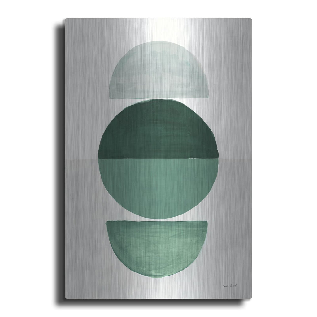 'In Between 1 Green' by Danhui Nai – Metal Wall Art