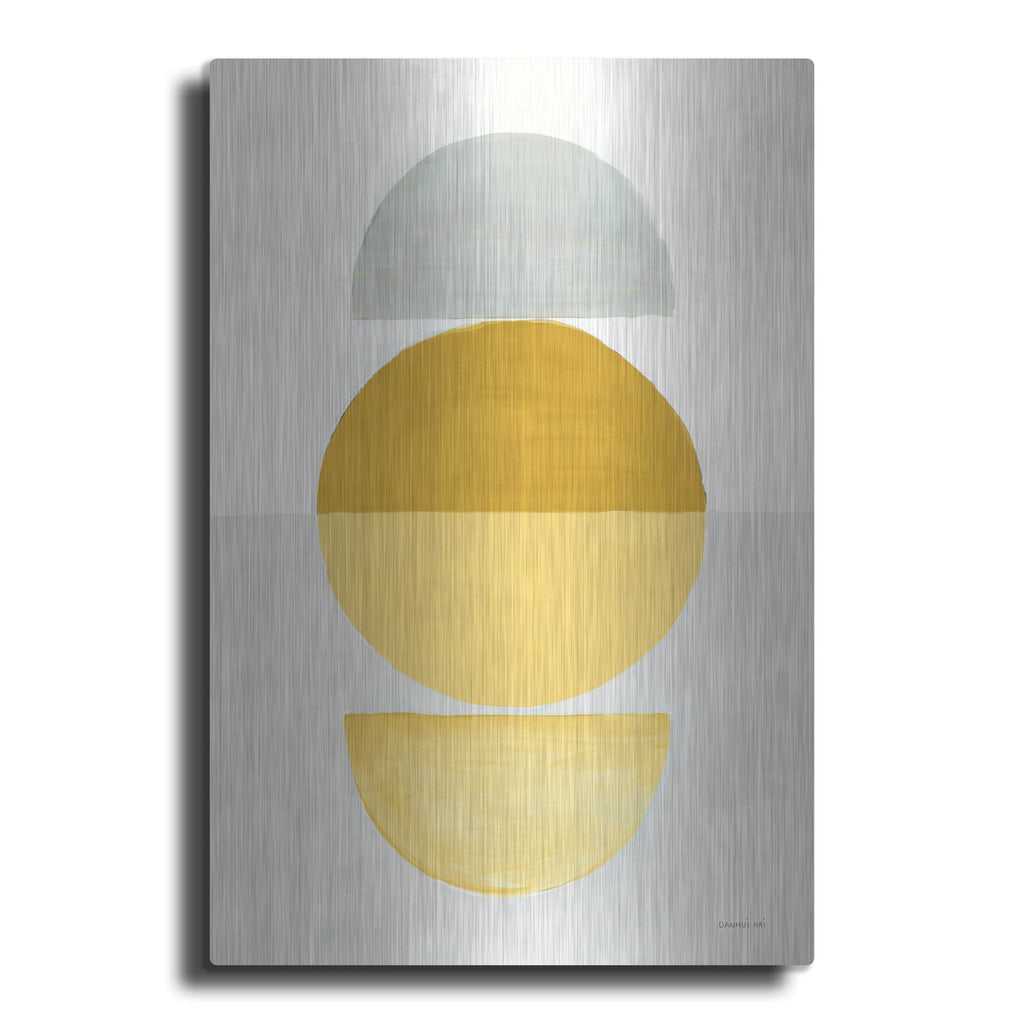 'In Between 1 Yellow' by Danhui Nai – Metal Wall Art
