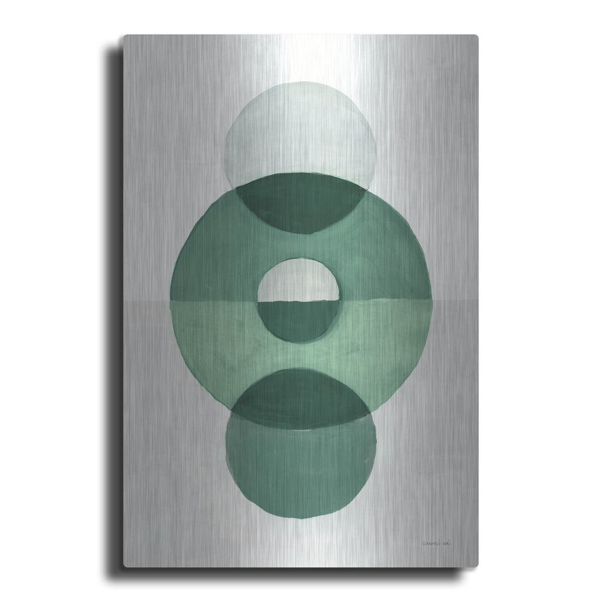 'In Between 2 Green' by Danhui Nai – Metal Wall Art