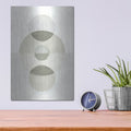 'In Between 2 Neutral' by Danhui Nai – Metal Wall Art, 12x16 room view