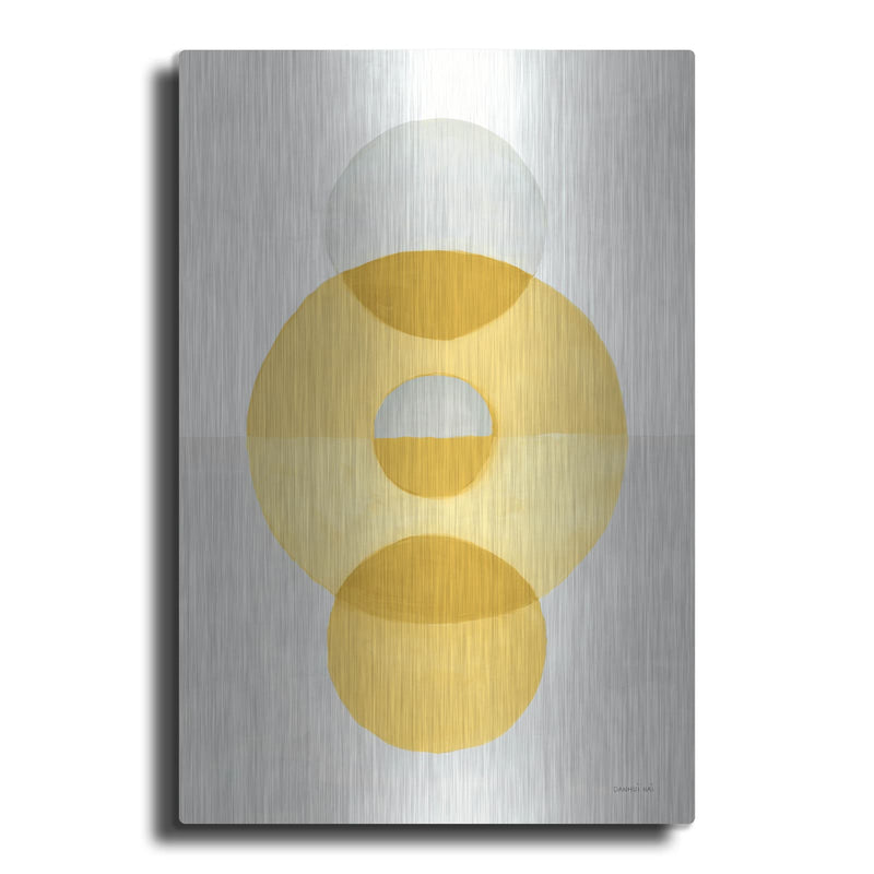 'In Between 2 Yellow' by Danhui Nai – Metal Wall Art