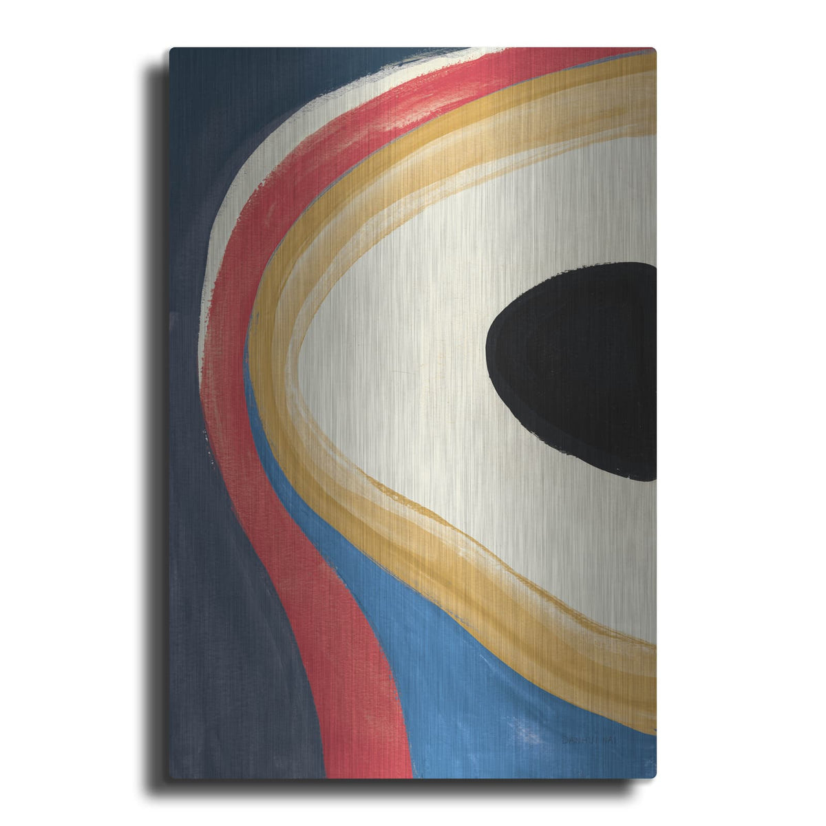 'In The Groove 2 Retro' by Danhui Nai – Metal Wall Art