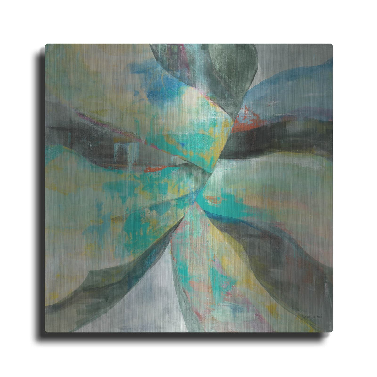 'In The Valley Abstract 1' by Danhui Nai – Metal Wall Art