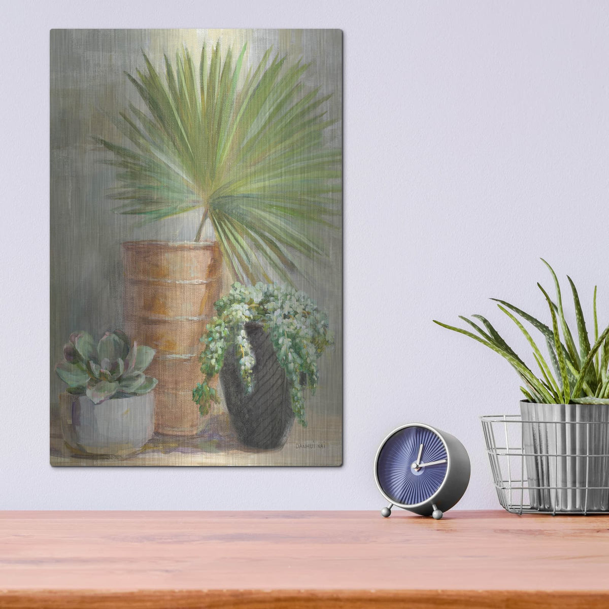 'Indoor Garden 2' by Danhui Nai – Metal Wall Art, 12x16 room view
