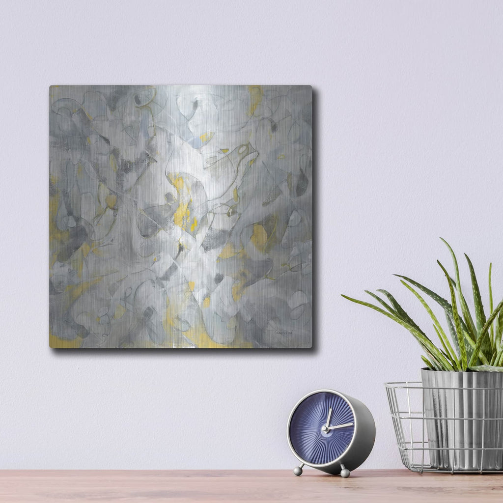 'Infinity Lines' by Danhui Nai – Metal Wall Art, 12x12 room view