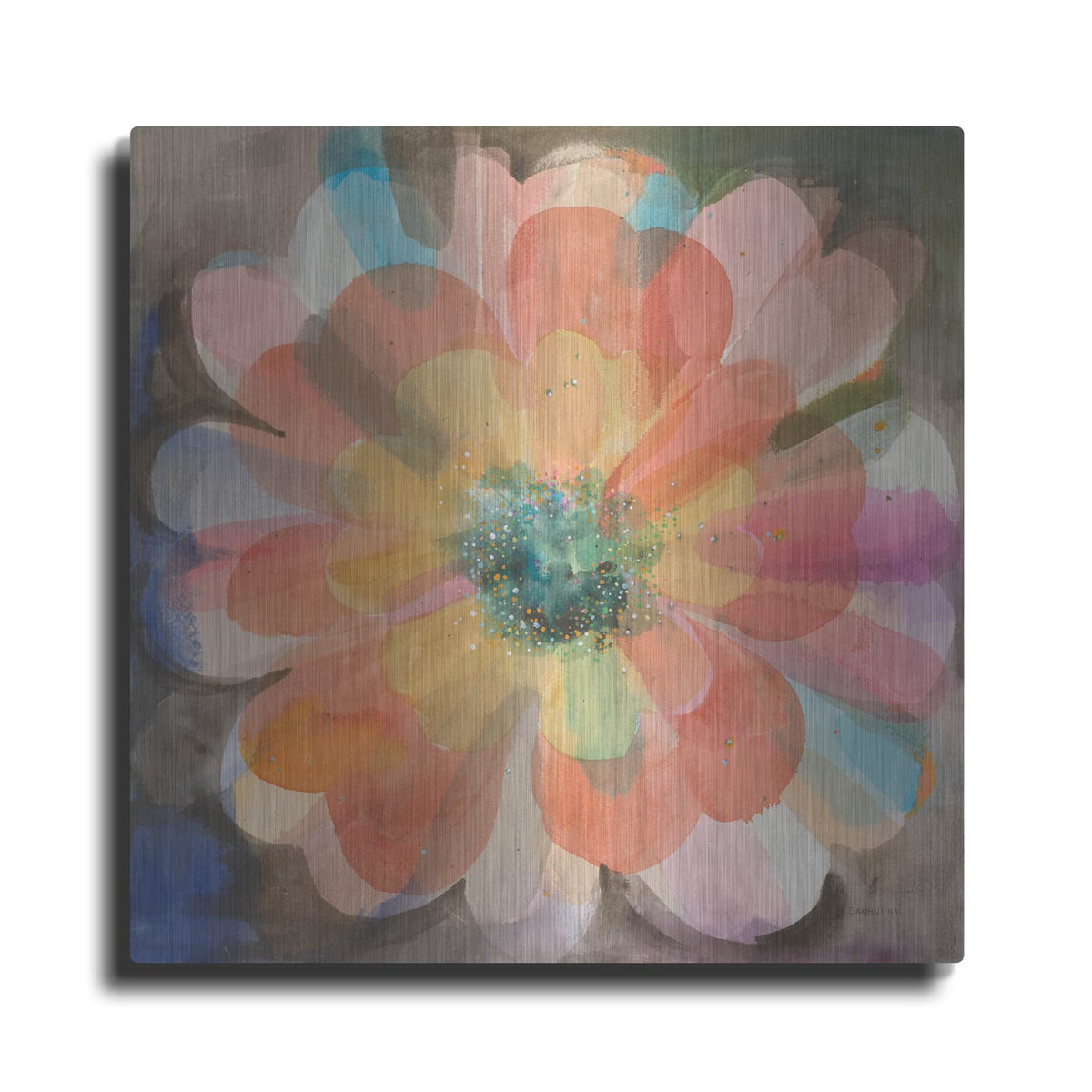 'Kaleidoscope Flower' by Danhui Nai – Metal Wall Art