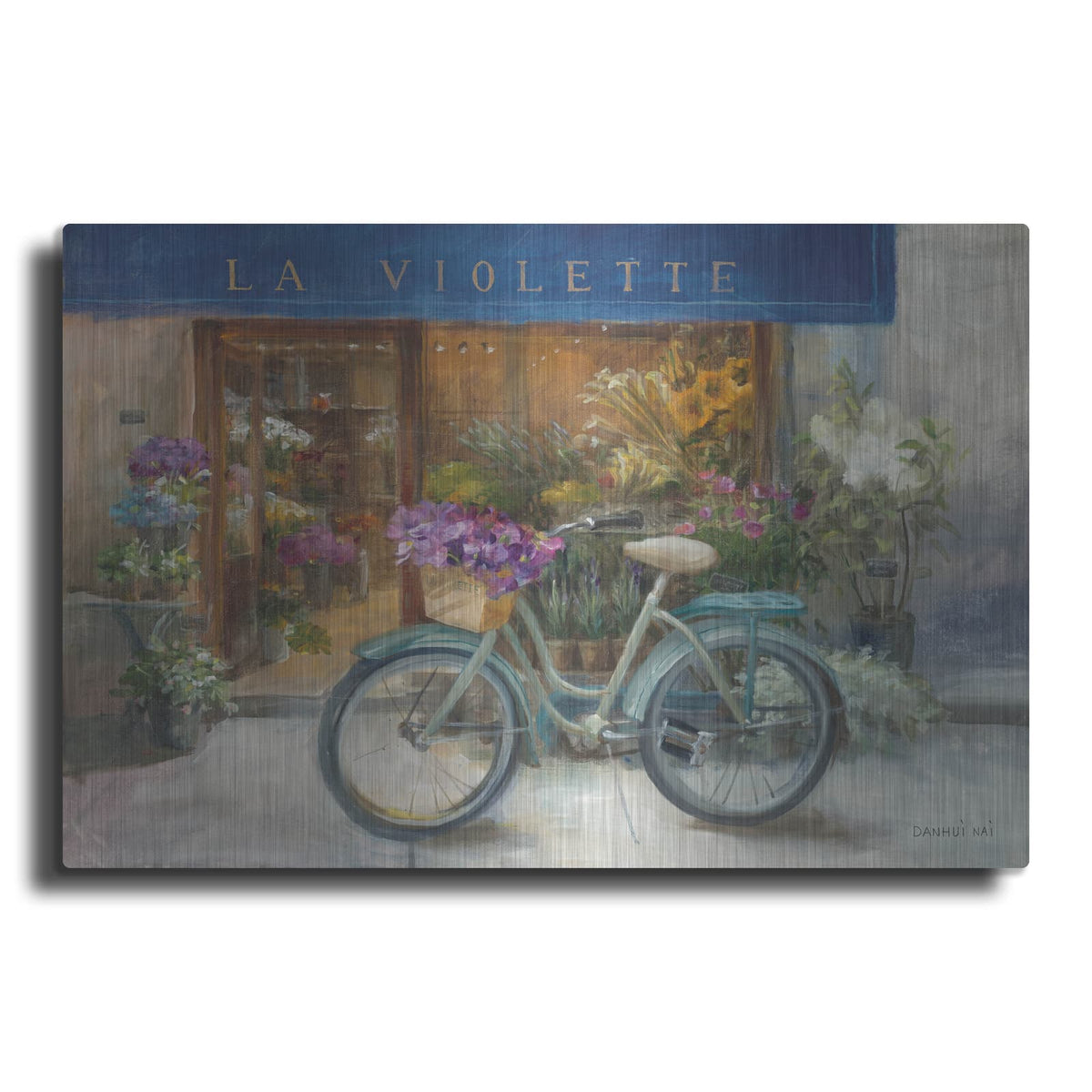 'La Violette Grand' by Danhui Nai – Metal Wall Art