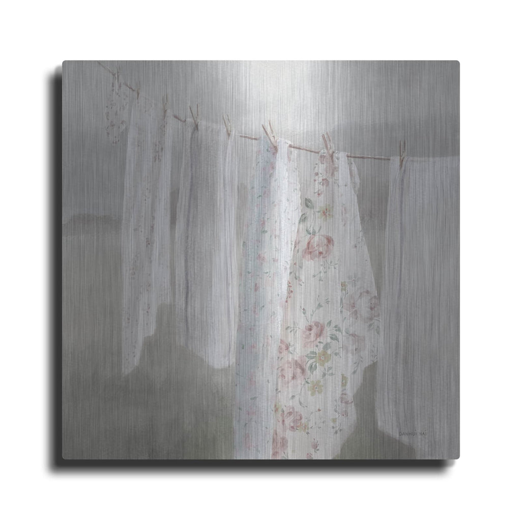 'Laundry Day 1 Neutral' by Danhui Nai – Metal Wall Art