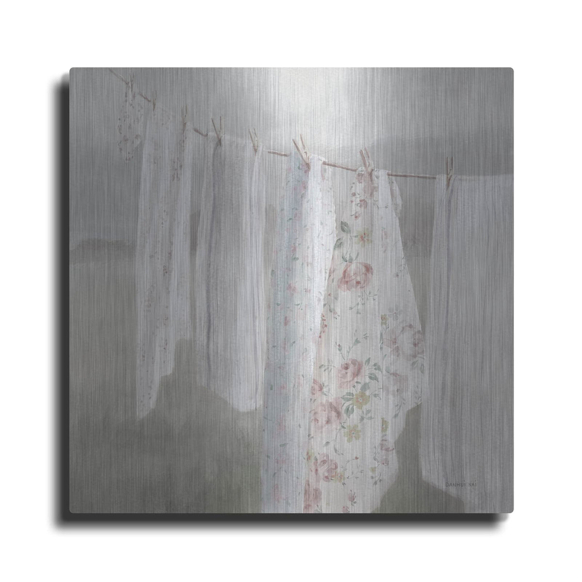 'Laundry Day 1 Neutral' by Danhui Nai – Metal Wall Art