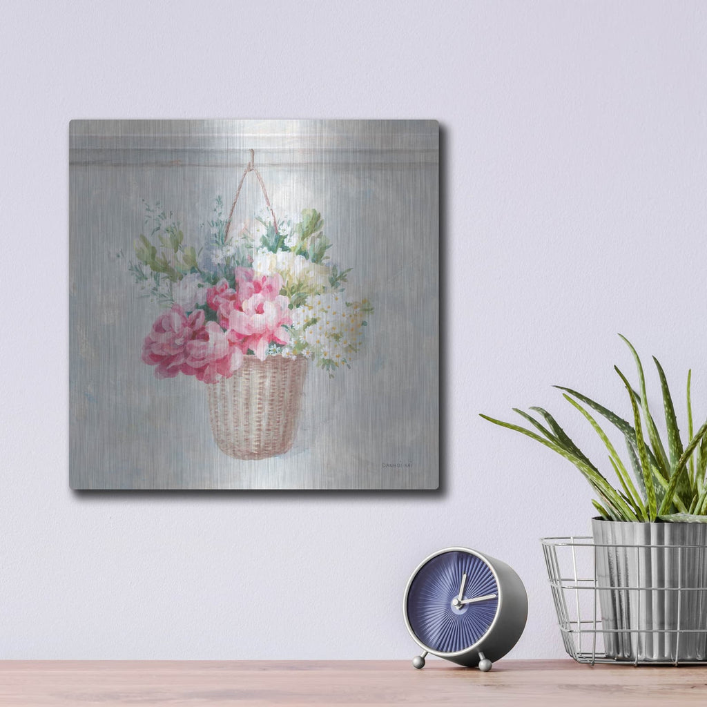 'Laundry Day 5' by Danhui Nai – Metal Wall Art, 12x12 room view