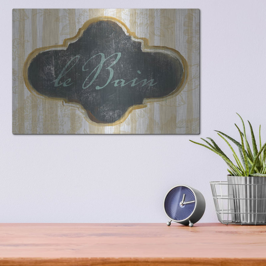 'Le Bain' by Danhui Nai – Metal Wall Art, 16x12 room view