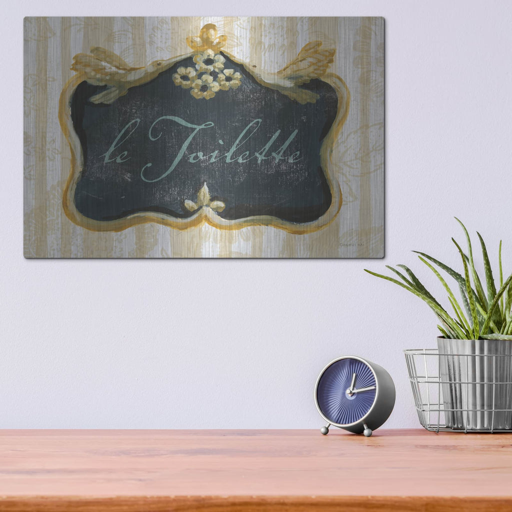 'Le Toilette' by Danhui Nai – Metal Wall Art, 16x12 room view