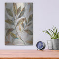'Leafy Flow 1' by Danhui Nai – Metal Wall Art, 12x16 room view