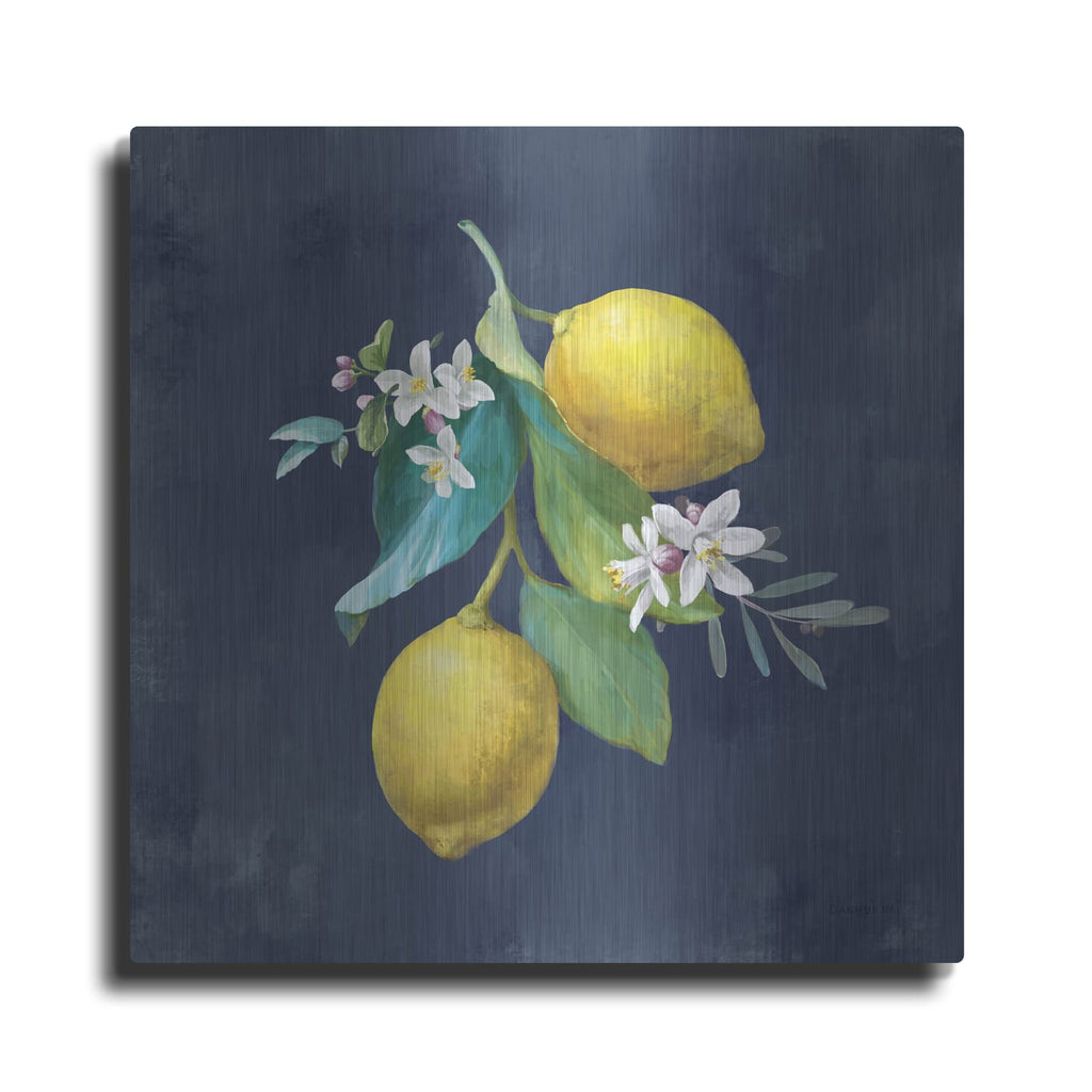 'Lemon Branches 2' by Danhui Nai – Metal Wall Art